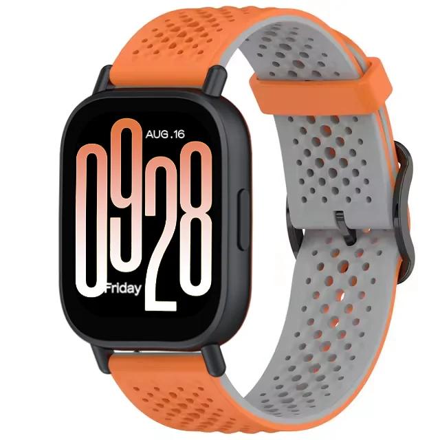 22 мм 20 мм Спортивный ремешок для Redmi Watch 5 Lite Дышащий силиконовый браслет Аксессуары для Redmi Watch 5 Active Ремешки Correa