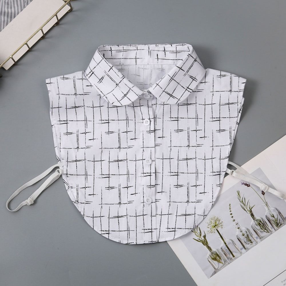 1pc Sexy Lace Fake Collar Shirt Shawl Flower Crochet Neckline Collars Women Detachable Collar Half Shirt Faux Collar Lace Fabric