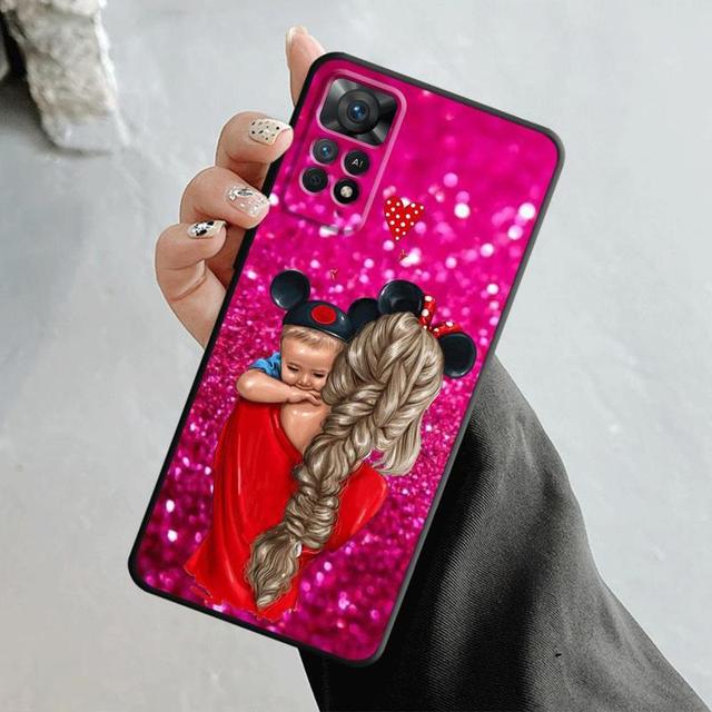 Чехол для телефона Xiaomi Redmi Note 12 11t 11s 11 10 8 Pro 9 9s 9t 8t для Mi 10 8 9a 9c 10c K40 для женщин Super Mom Baby Princess Queen