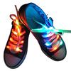 1 Pair LED Light Waterproof Shoelaces Battery Powered Flash Lighting Shoeslaces for Party Hip Hop