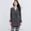 Handu Yishe Women's Sophisticated Double-Faced Wool Blend Mid-Length Coat