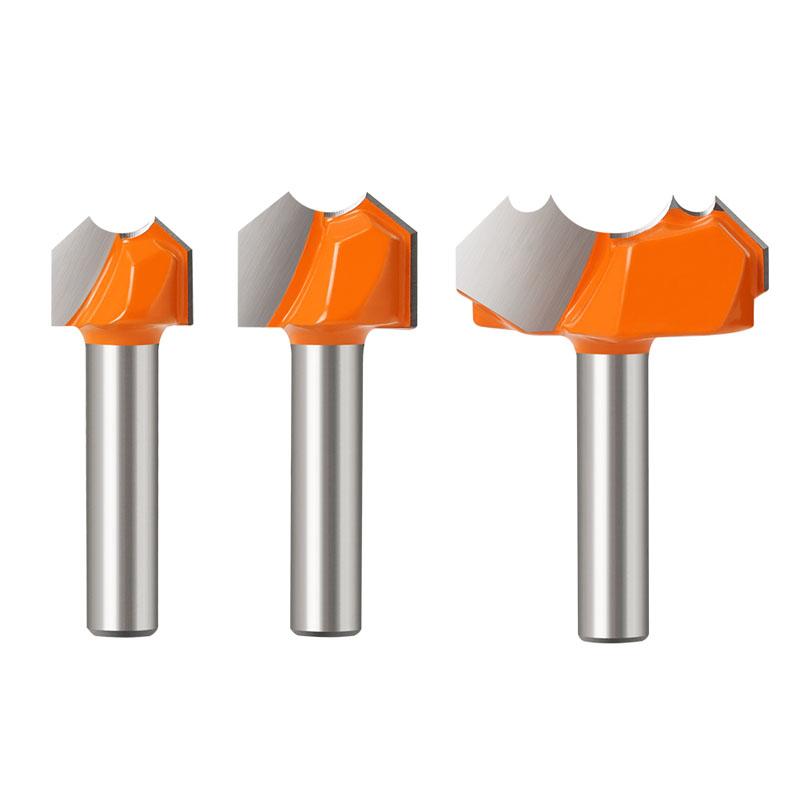 1/3 шт. 8 мм хвостовик классическая двойная дуга Dragon Ball деревянная фреза C3 карбидная деревообрабатывающая гравировальная фреза инструменты