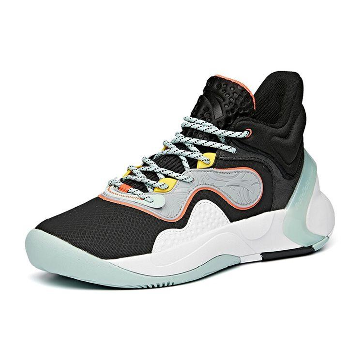 Anta Баскетбольные кроссовки Speed Decision KT Thompson Shock Absorbing Non-Slip, износостойкие, среднего размера, мужские, черные, серые, зеленые 112041612-7