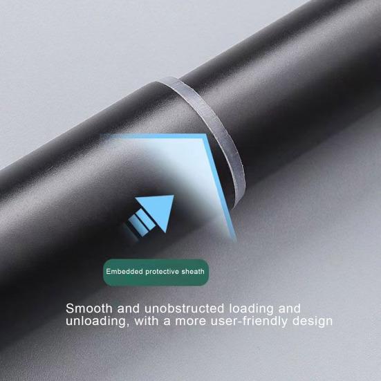 Карниз для штор с противоскользящим портом, текстурированный дизайн, простая установка, пружинный стержень для штор, душевых дверей