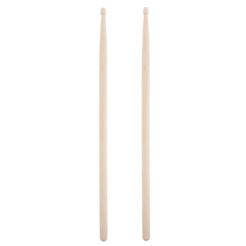 Набор из 4 джазовых барабанных палочек 5А, кленовые барабанные палочки, бамбуковые стальные проволочные щетки и бархатная сумка в комплекте