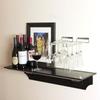 Iron Durable Goblet Cabinet Kitchen Bar Cup Hanger Wine Glass Holder Storage Shelf Hanging Rack