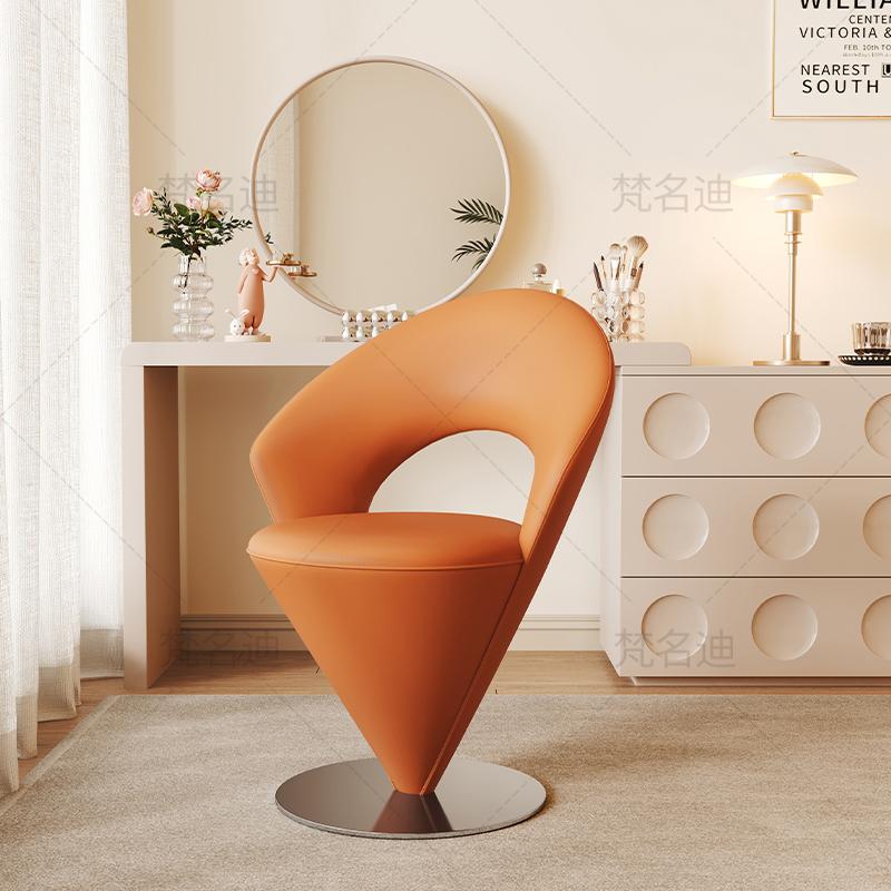 Итальянский Легкий Роскошный Высококлассный Туалетный Стул Специальный Туалетный Стул для Спальни Девочек Дизайнерский Креативный Кремовый Стиль Стул Принцессы