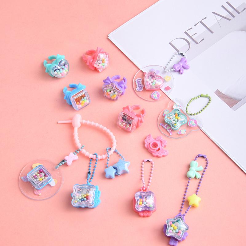 87Pcs Little Bear Diy Versatile Magic Book Cream Glue Goo Card Hand Account Stickers Children'S Toys Diy Jewelry Storage Box