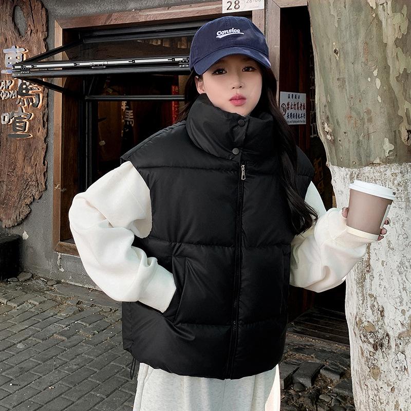 Свободный новый жилет с хлопковой подкладкой, модная верхняя одежда, универсальная корейская версия, иностранный стиль, 2024, новый темпераментный жилет, куртка
