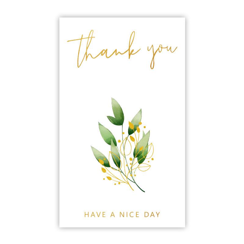 50-pack Airplane-Themed Thank You Box Sealing Stickers for Packaging and Decoration