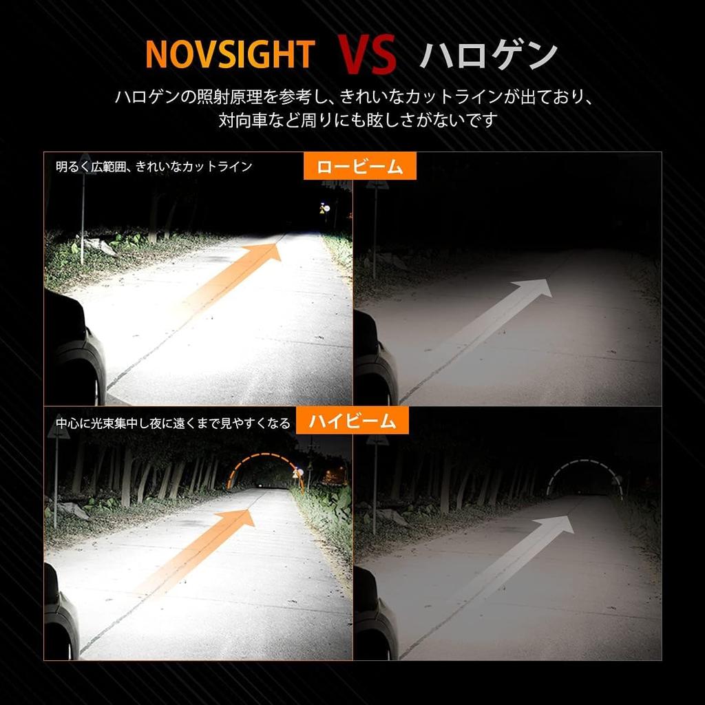 D Headlight, Hi/Lo Switch, Compatible with Vehicle Inspection, LED Bulb, Set of 2, 6000K