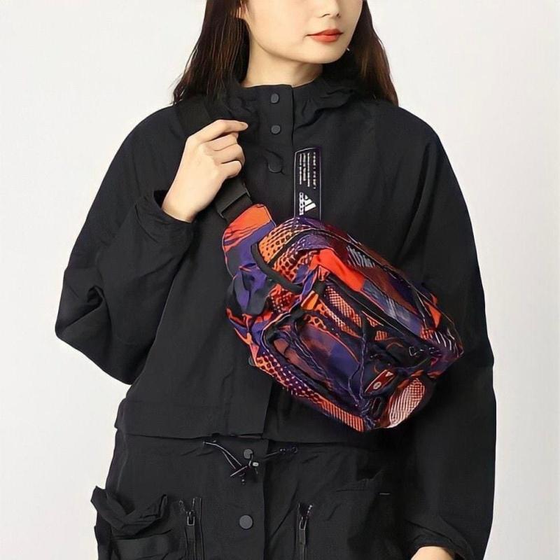 Adidas Полиэстеровая сумка-слинг, поясная сумка обычная унисекс многоцветная Adidas GT6658