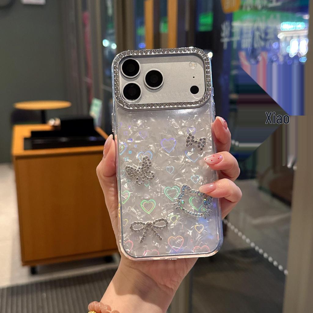 Элегантный чехол для телефона с бриллиантовым бантом для Oppo Reno 16 Pro / Find X9 Pro / A6 Pro