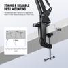 NEEWER Microphone Arm Stand Microphone Suspension Boom Microphone Arm Tabletop Mount with Clip Adapter Tabletop Microphone Holder Microphone Scissor