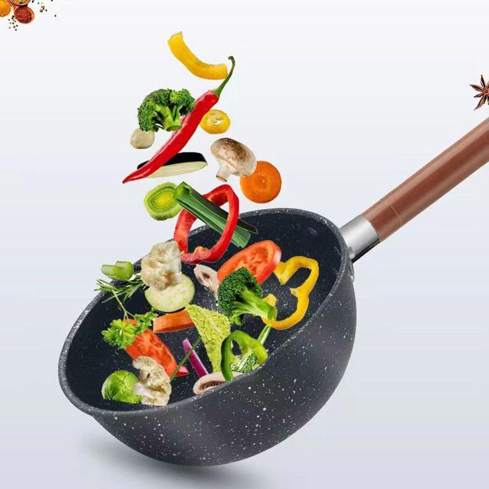 Iron Omelette Pan Non-stick Wheat Stone Stockpot Portable Pasta Pots  Kitchen Supplies