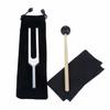 Dreld 528Hz Tuning Fork, Tuner, and Rubber Mallet with Storage Pouch, Purifying, Angelic Tones, Healing