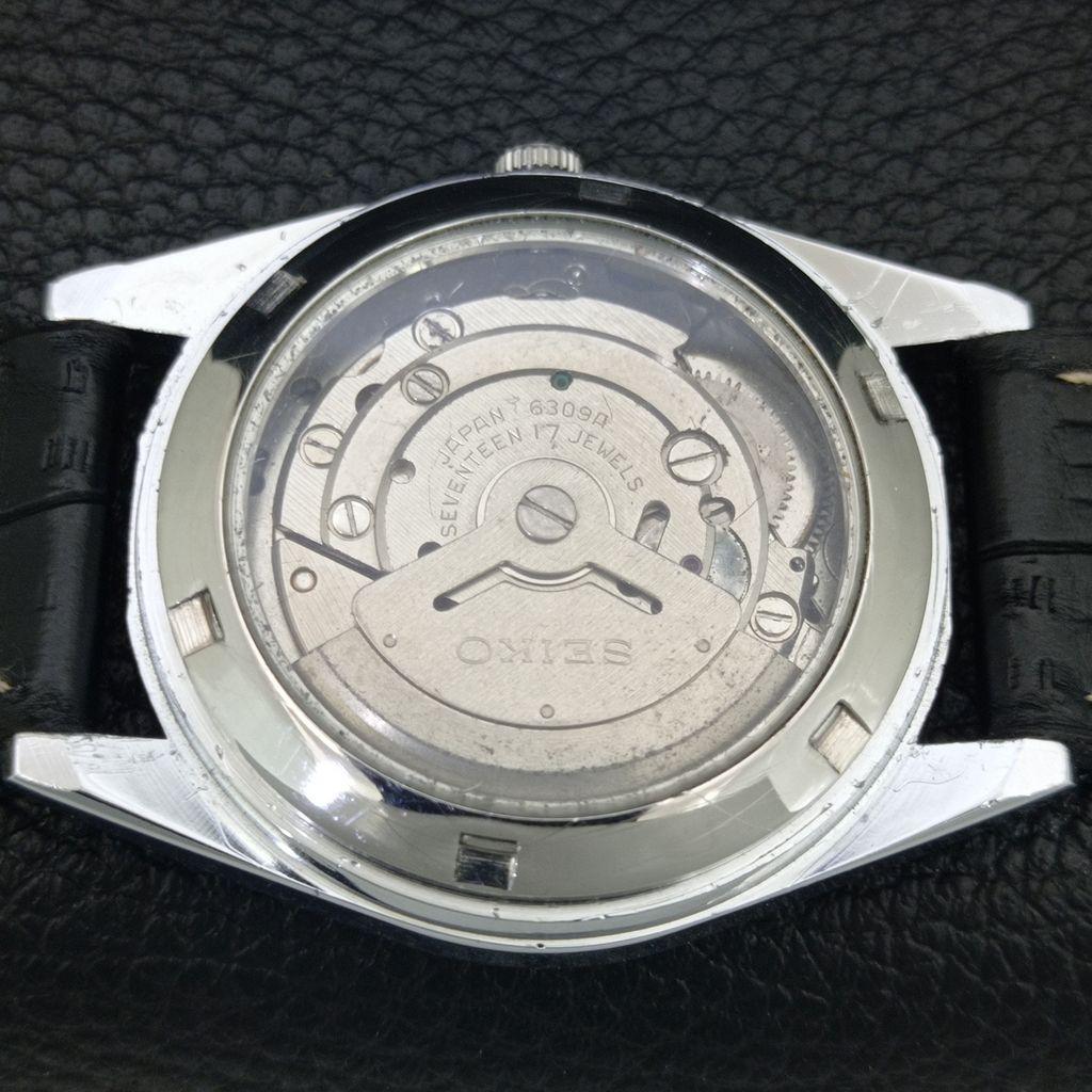 ЯПОНСКИЕ ВИНТАЖНЫЕ ОТРЕМОНТИРОВАННЫЕ АВТОМАТИЧЕСКИЕ МУЖСКИЕ ЧАСЫ SEIKO 5 С ЗЕЛЕНЫМ ЦИФЕРБЛАТОМ a444256-1