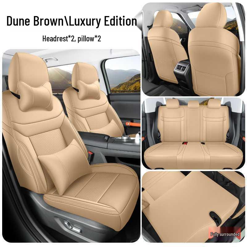 Чехол на сиденье автомобиля Beijing BJ30 2026 Traveler Hybrid 1.5T из перфорированной кожи - Дышащая усовершенствованная подушка