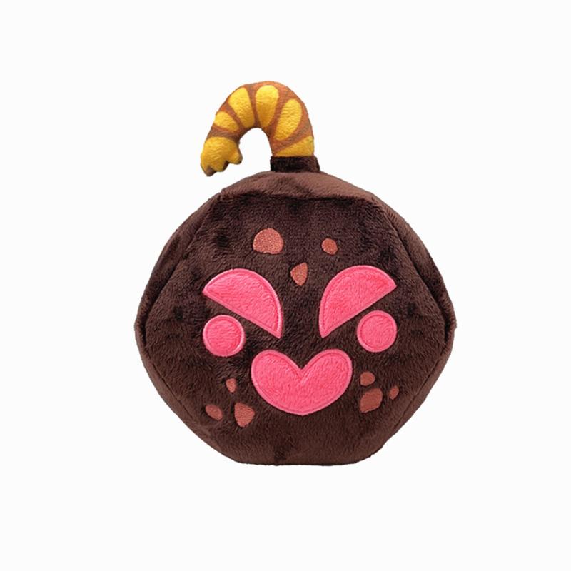 Cartoon Blox Fruits Plush Anime Game Toy Fruit Leopard Pattern Box Plushies Toys Soft Stuffed Fruits Christmas Gift For Kids
