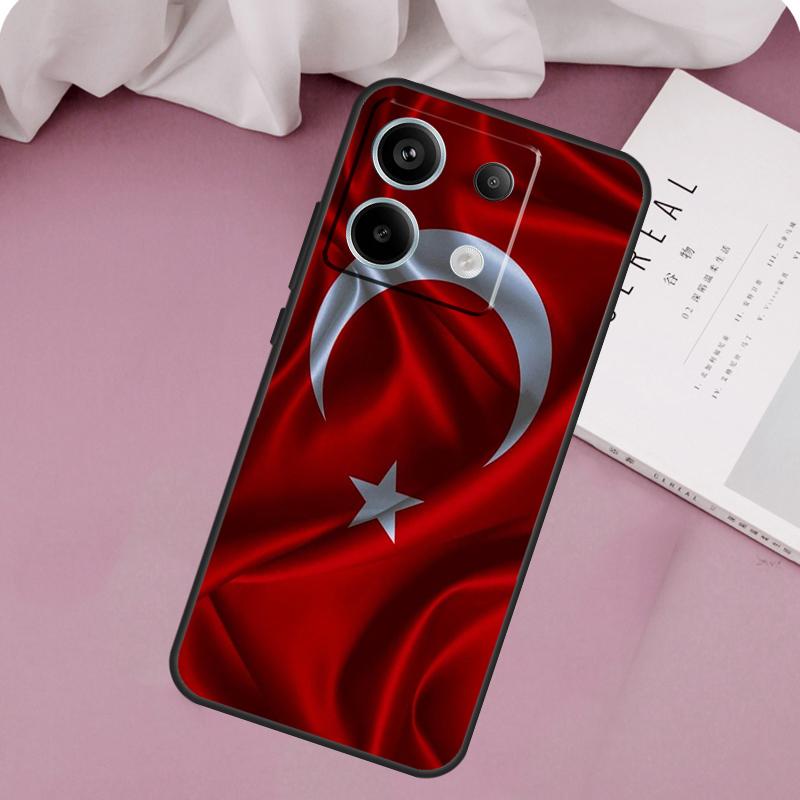 Чехол Турция Турецкий Флаг Для Xiaomi Redmi Note 14 Pro 13 12 11 10 9 11S 12S Redmi 15 14C 10C 12C 13C 15C Чехол