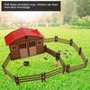 Детский набор игрушечных аксессуаров для фермы, имитация мини-модель сцены фермерского дома