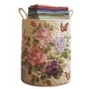 with Handle Quilted Laundry Basket Foldable Clothes Toy Organizer Fabric Floral Storage Bag