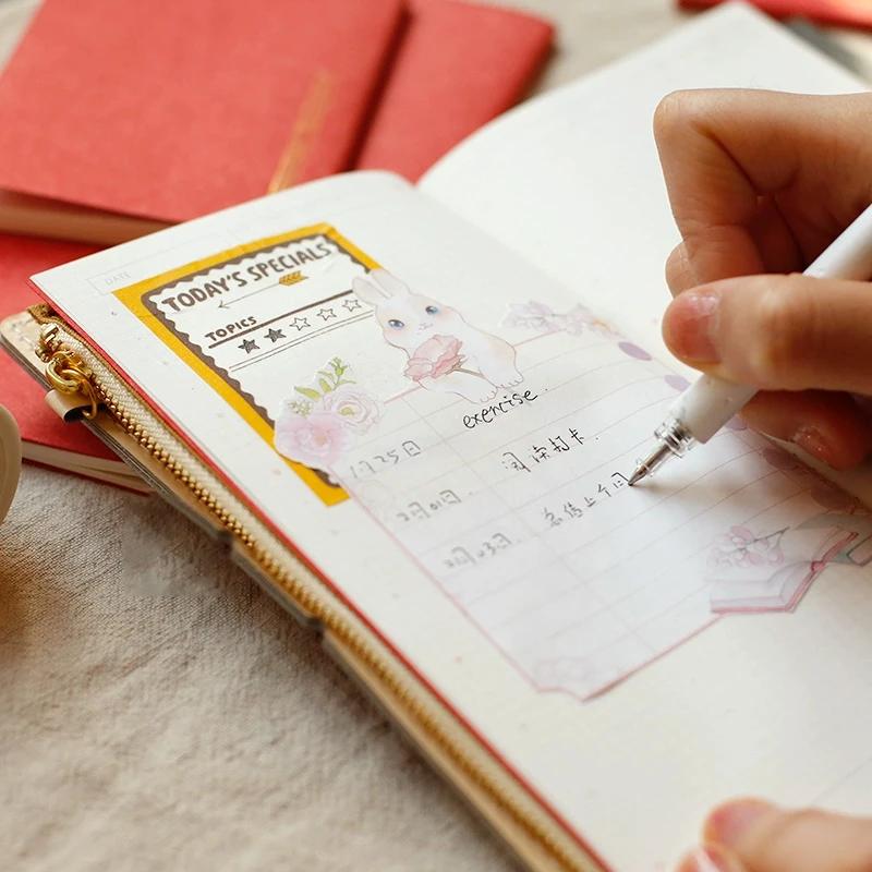 Travelers Notebook Refill Diary Monthly Planner Standard Passport Inside Pages Paper Notebook Inside Pages Stationery