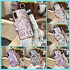 Anti-knock Ring Phone Case For LG Velvet 4G/5G Dirt-resistant Phone Holder Lanyard Silicone Soft Case Cartoon Wristband