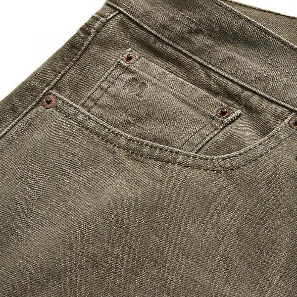 Rrl Slim Fit Olive Jeans  Mnrrdnm10920094301 