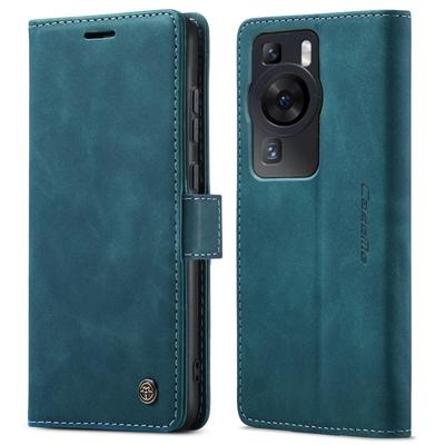 Матовый чехол-книжка из кожи в стиле ретро для телефона Huawei P60 Pro, кошелек, слот для карт, противоударный чехол для телефона Huawei P60 Art 6.67"