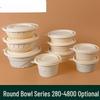 Eco-Friendly Corn Starch Divided Meal Prep Containers
