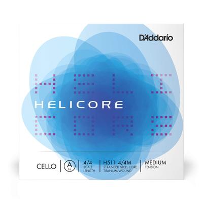 Струны для виолончели H511 Helicore Cello D'Addario 4/4M Струны/A-титан []