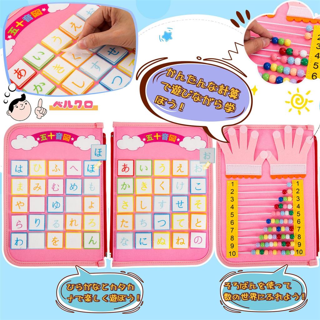 Bacolos Монтессори Развивающая доска для малышей Возраст и Обучающая игрушка для мальчиков Практика кончиков пальцев Цвет Форма Алфавит День рождения Розовый 1, 2,