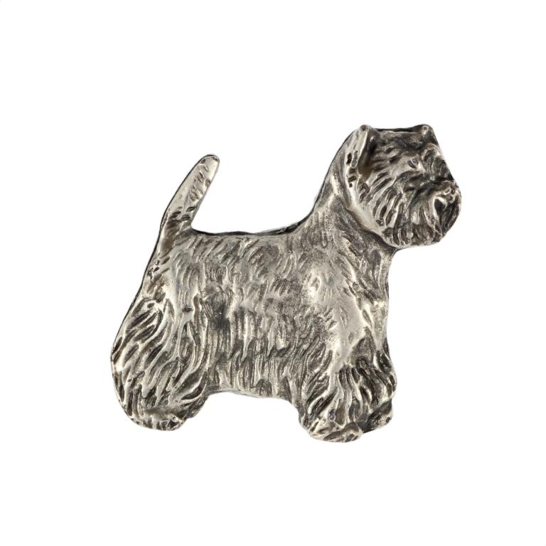 West Highland White Terrier, Westie, Westy - Dog brooch in a gift box, elegant pin, lapel pin for Art-Dog brand jacket
