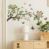 Painted Tree Branch Flower Home Background Wall Beautification Wall Sticker