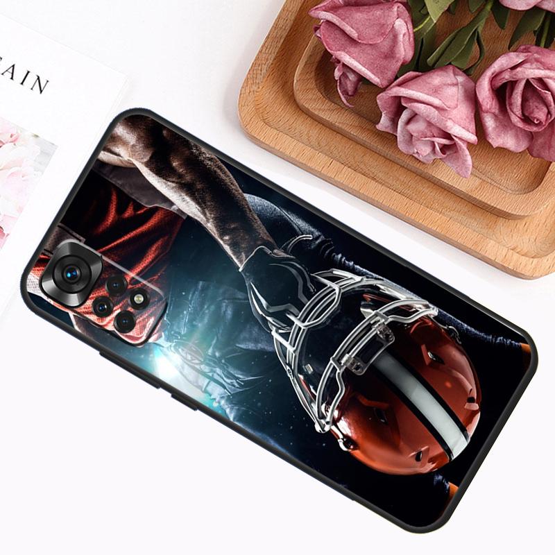 Чехол для American Football для Xiaomi Redmi Note 13 Pro 14 12 11 9 10 9S 10S 11S 12S Redmi 12C 13C 14C 10C