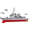 0390 Aircraft Carrier Battle Group Destroyer Aircraft Carrier Assembly Model Assembled Building Blocks Toys
