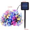 1pc 5/7/12/22M Solar String Sakura Lights 20/50/100/200LEDS Outdoor Waterproof Festival Garden Decorative Lights