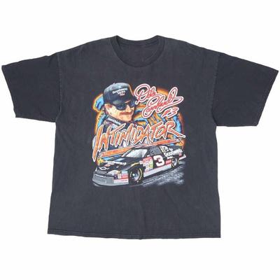 Футболка Intimidator Vintage Дейла Эрнхардта Классическая Черная Унисекс S-5XL E1413 Унисекс Футболка