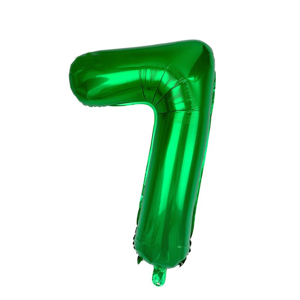 32-Inch US Number Birthday Party Balloons - Individual Aluminum Film