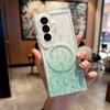 Чехол-книжка с магнитом и блестками-звездами для Samsung Galaxy ZFlip Zfold 7 6 5 4 Zflip7 Беспроводная зарядка Прозрачный чехол