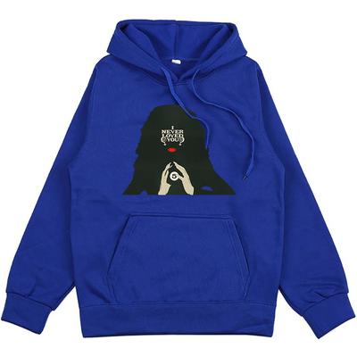 Мужская уличная одежда Певица Холзи Толстовки I Never Loved You Хип-хоп унисекс Зимние толстовки Sudaderas Hombre Пуловеры с капюшоном Мужские