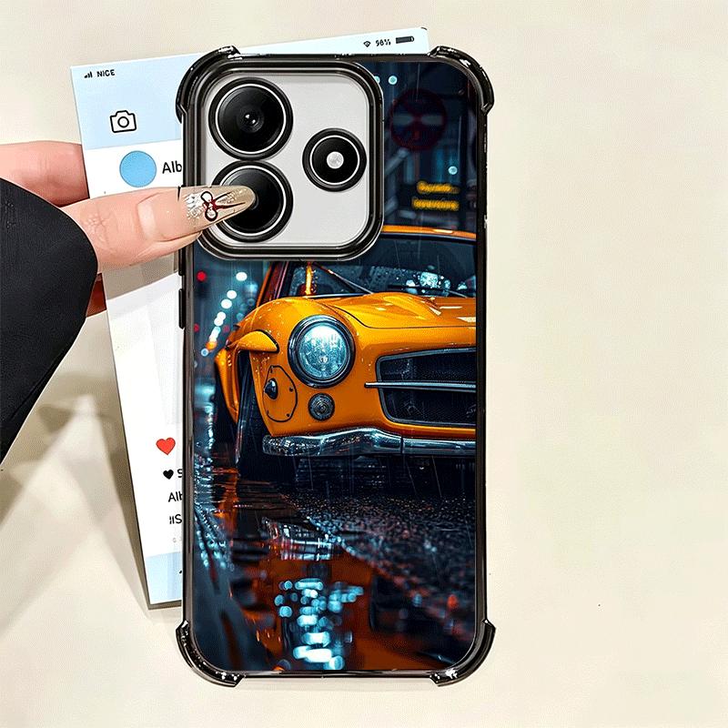 Винтажный Автомобиль Ретро Ностальгия Покрытие Чехол для Телефона Для Xiaomi Poco X5 X6 X7 X8 Pro Max F8 Ultra F7 M8 M7 M5S Redmi 15C 15 14C 13C 13