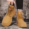 Модные желтые ботинки, кожаные ботинки челси, ботильоны для мужчин с бесплатной доставкой, осенние мужские ботинки челси, кожаные ботинки на шнуровке для мужчин