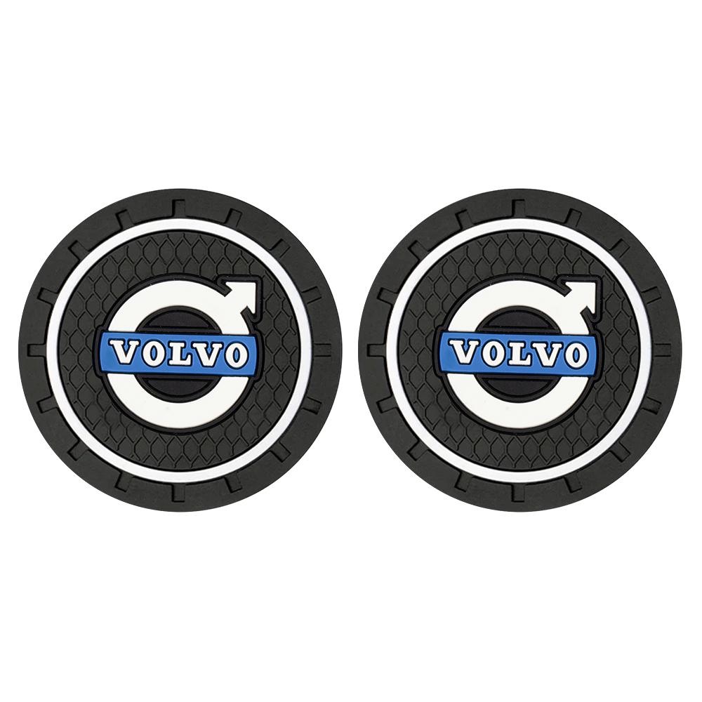 1/2 шт. для Volvo XC60 V60 S60 V40 V50 S40 S80 C30 XC40 XC70 V90 Автомобильная противоскользящая подставка Силиконовая подставка под стакан Держатель для стакана Антискользящий коврик