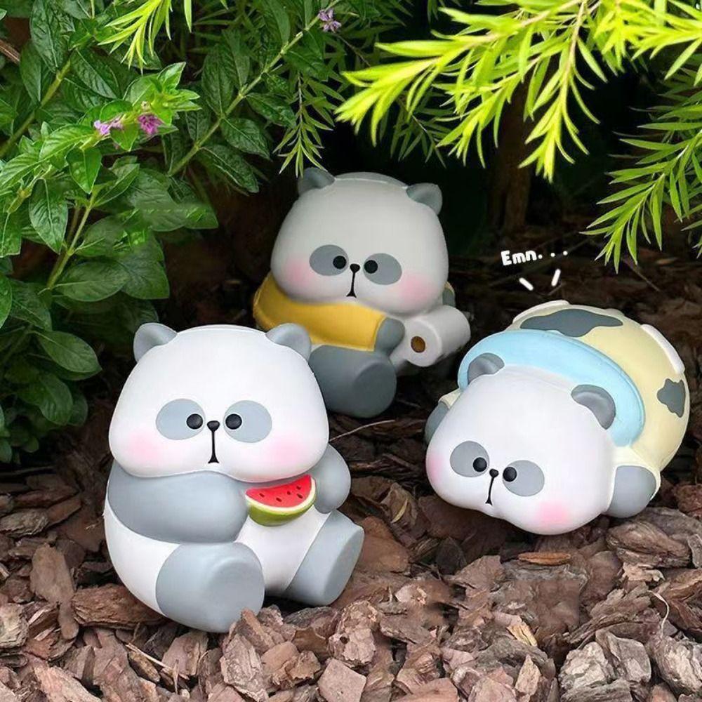 Elastic Simulation Panda Toy Kneading Animal Panda Fidgeting Toys Practical Jokes