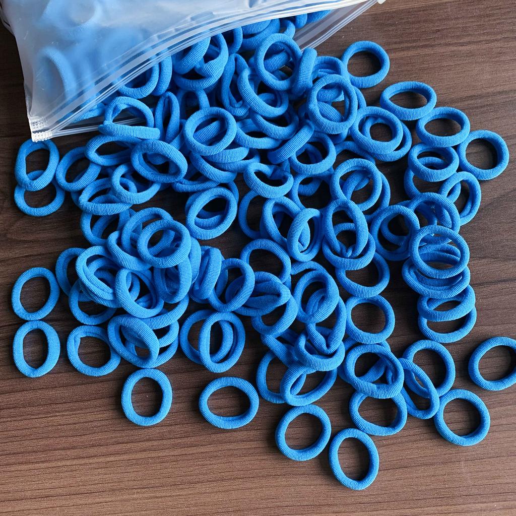 YANRONG 50PCS/Pack Girl Colorful Scrunchie Hair Accessoires Elastic Hair Ties Ponytail Holder Hair Band Headbands Fashion Headwear