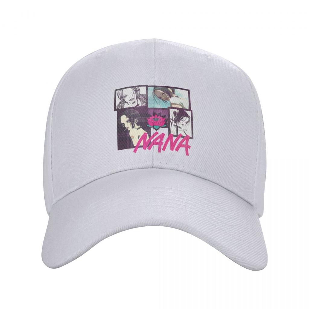 Punk Nana Osaki Baseball Cap for Women Unisex Adjustable Japanese Harajuku Anime Dad Hat Sun Protection Snapback Caps Summer Hats