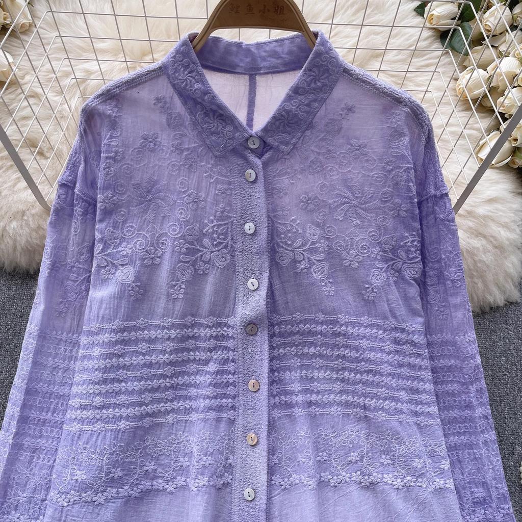 Dimanaf 2025 Весна Рубашка Женская Кружевная Блузка Короткий Рукав Модные Топы Футболки Свободные Белые Зеленые Футболки Новые