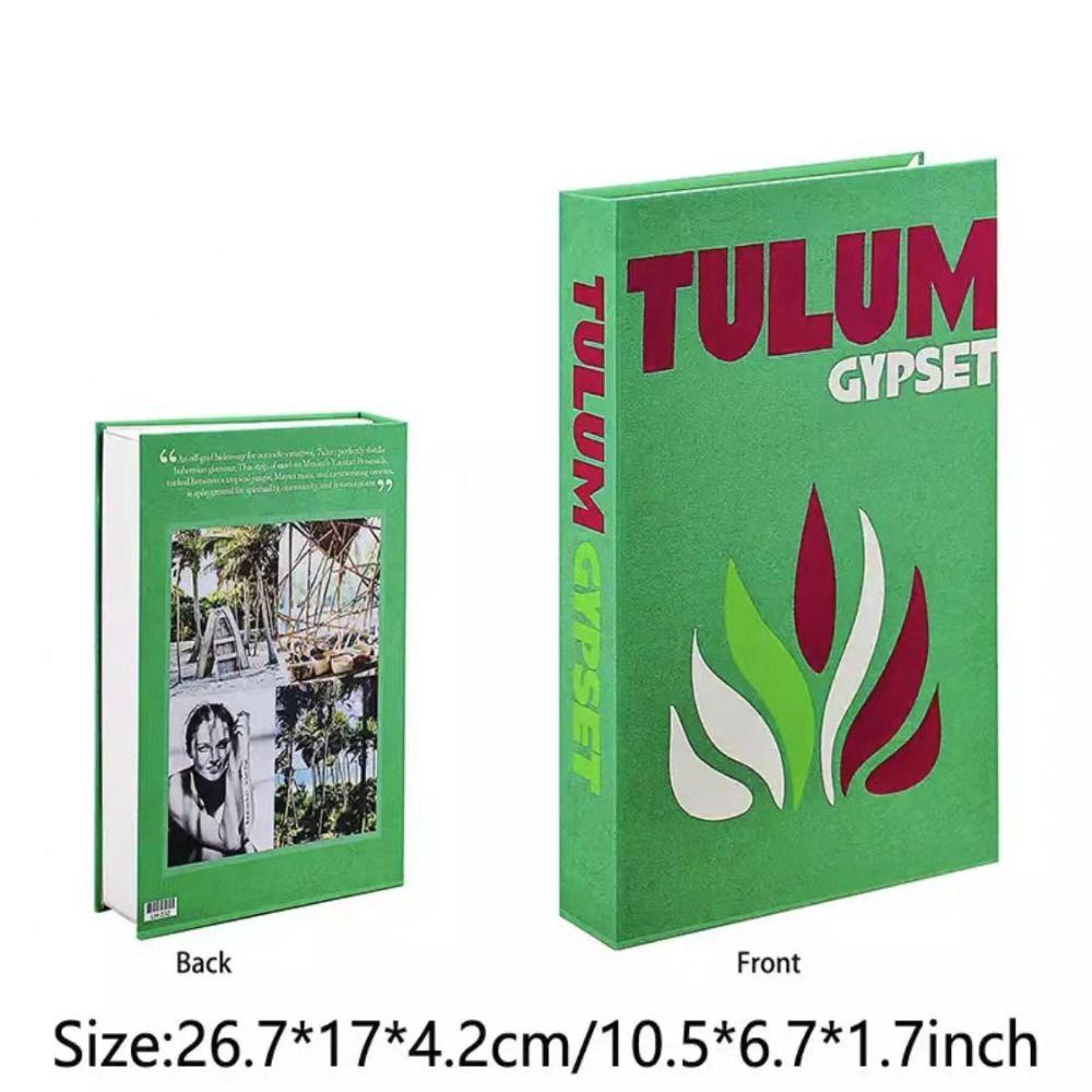 Украшение комнаты Художественная атмосфера Опора Книги Модель Коробка для хранения книг Моделирование книги Поддельные книги